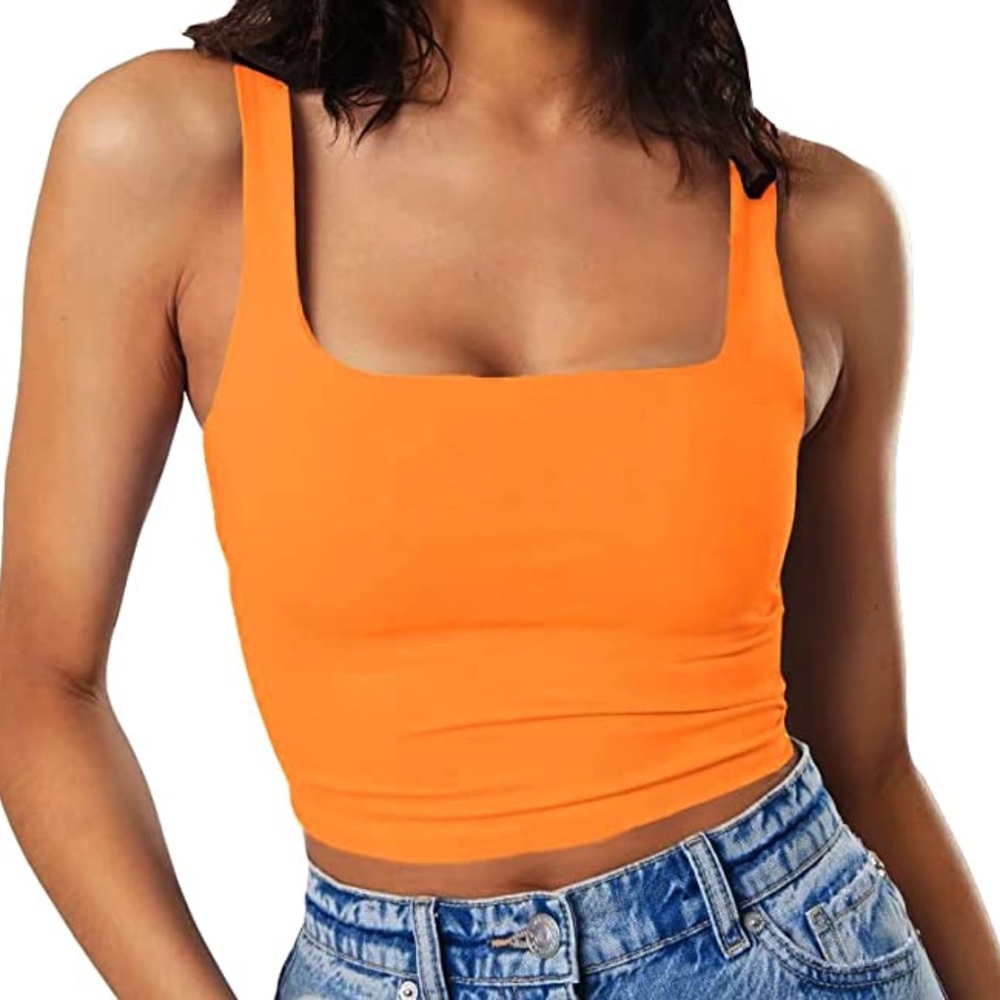 Orange Tank Top